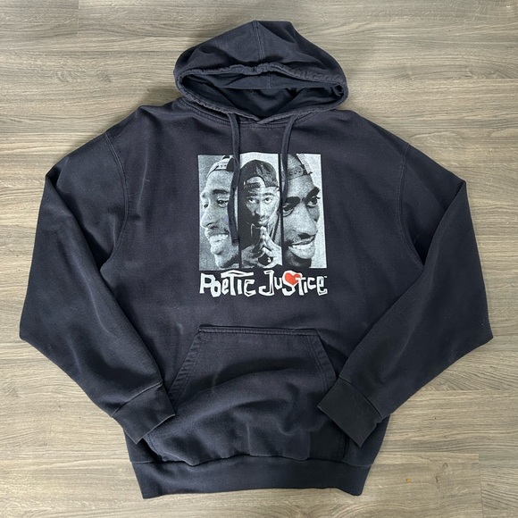 Other - Tupac Poetic Justice Hip Hop Graphic Hoodie